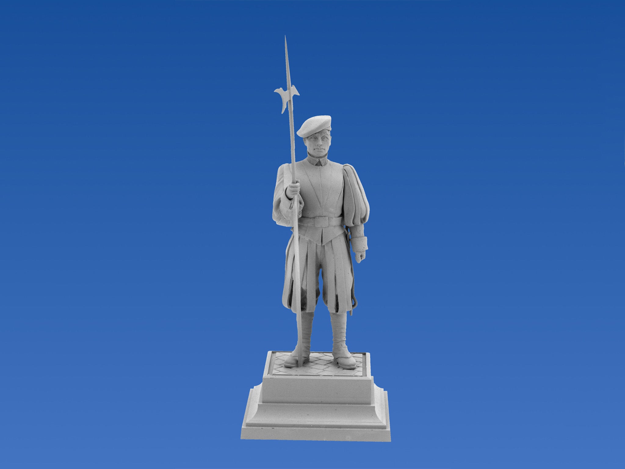 ICM 16002 Plastic model figures kit Scale 1:16 Vatican swiss guard - kits models