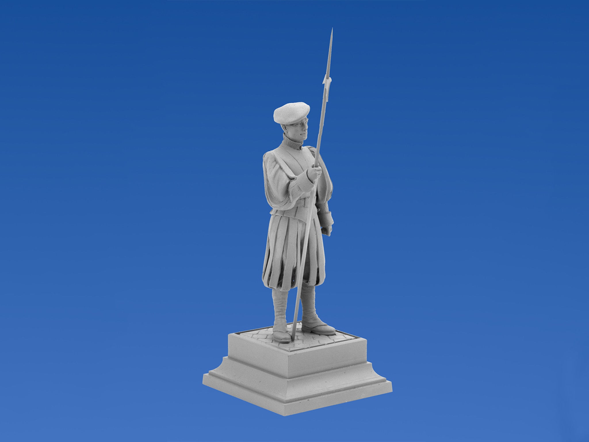 ICM 16002 Plastic model figures kit Scale 1:16 Vatican swiss guard - kits models