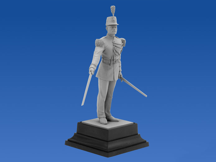 ICM 16004 Plastic model kit figures Scale 1:16 French republican guard officer