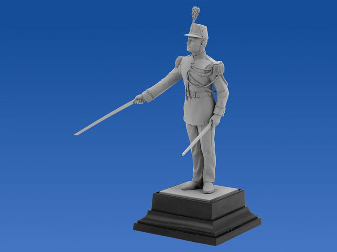ICM 16004 Plastic model kit figures Scale 1:16 French republican guard officer