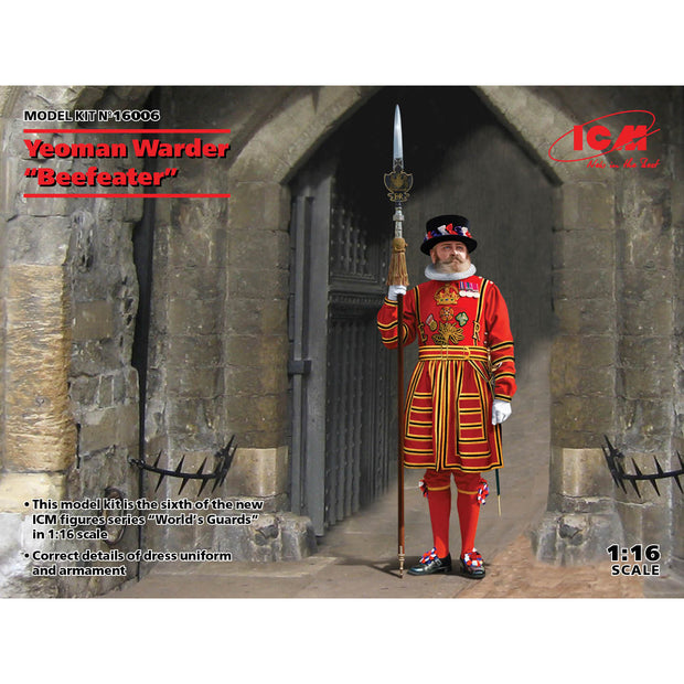 ICM 16006 Plastic model kit Scale 1:16 Yeoman Warder "Beefeater" - modelling kit