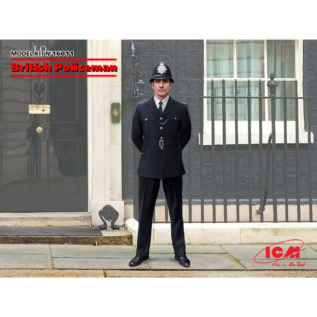 ICM 16011 Plastic model figures kit Scale 1:16 British Policeman - kits models