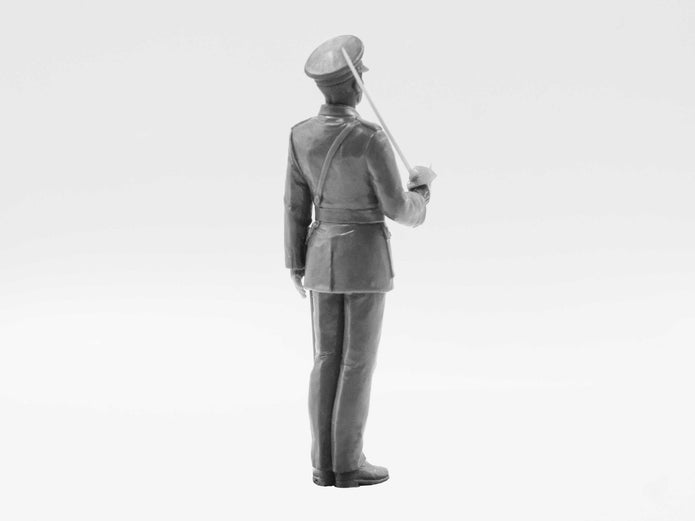 ICM 16012 Plastic model kit figures Scale 1:16 Royal Marines officer models kits