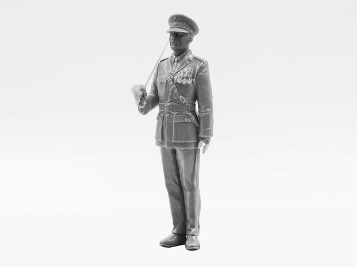 ICM 16012 Plastic model kit figures Scale 1:16 Royal Marines officer models kits
