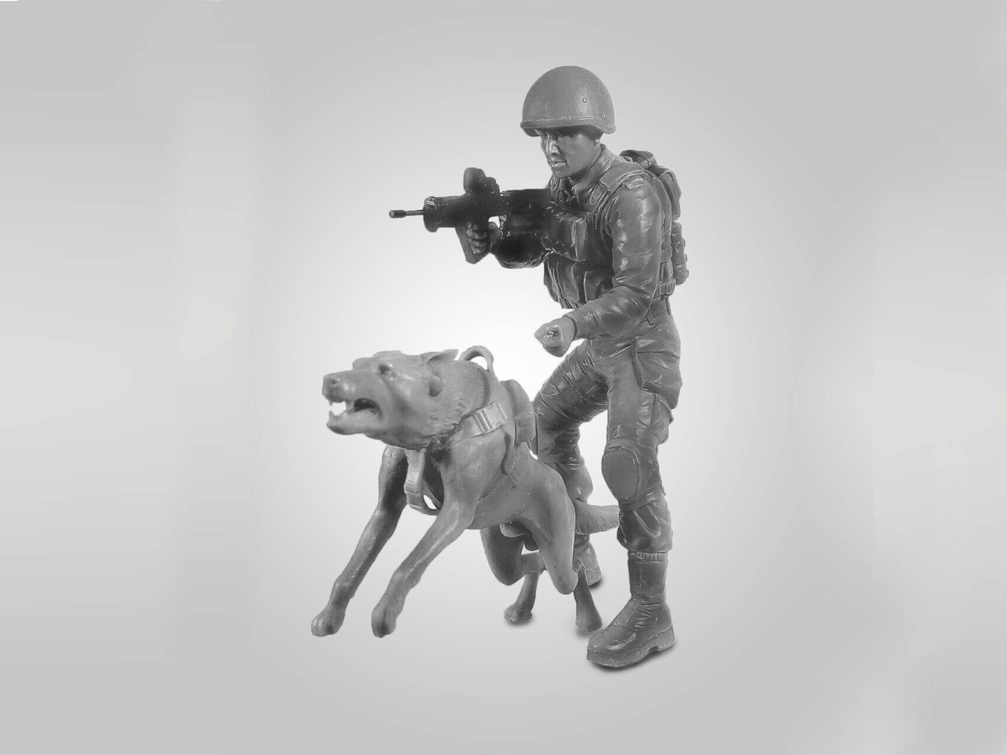 ICM 16102 Plastic model figures kit Scale 1:16 IDF K-9 Unitz OKETZ - kits models