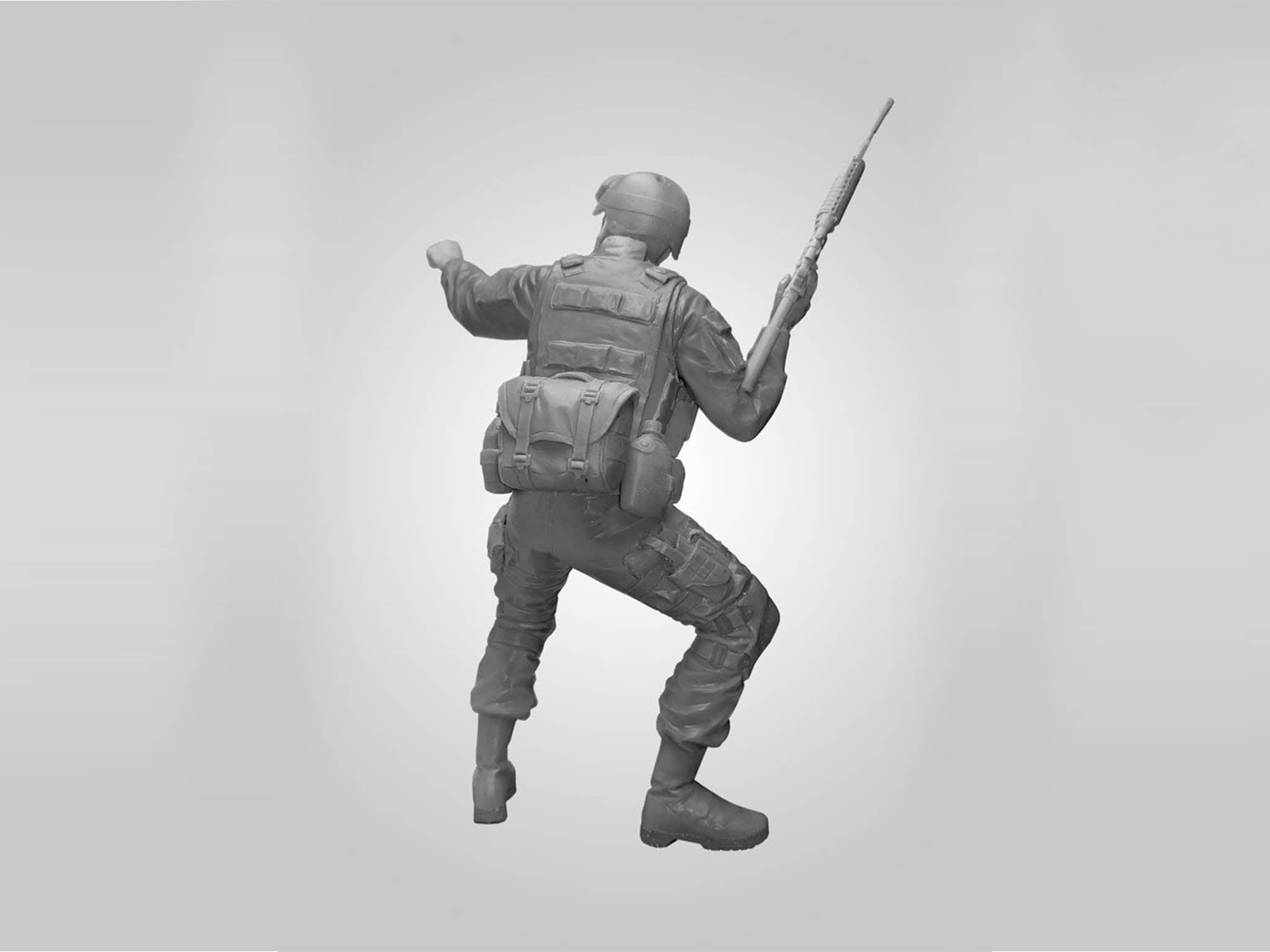 ICM 16103 Plastic model kit Scale 1:16 Delta Force Fighter (Mogadishu, 1993)