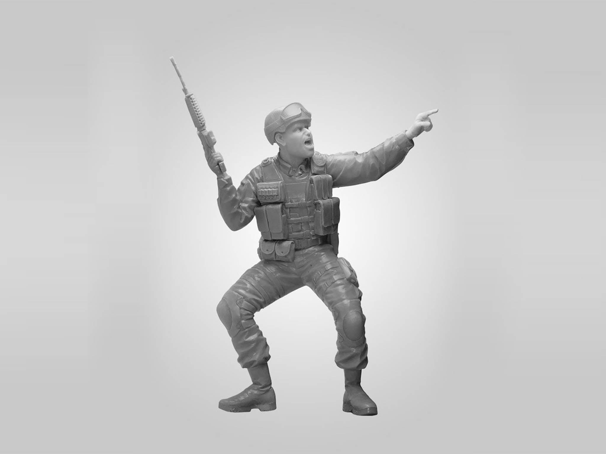 ICM 16103 Plastic model kit Scale 1:16 Delta Force Fighter (Mogadishu, 1993)