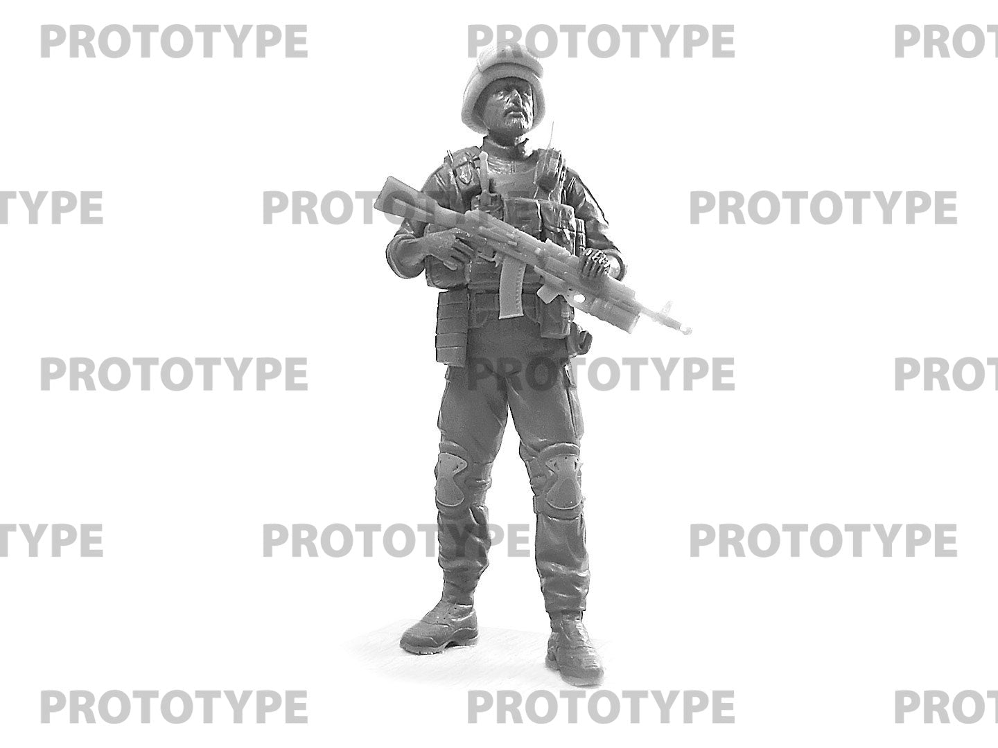 ICM16104 Scale figure modeling kit1:16 Soldier of the Armed Forces of Ukraine