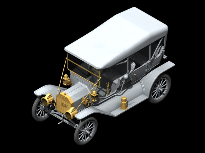 ICM 24002 Plastic model car 1:24 Model T 1911 Touring, American passenger car