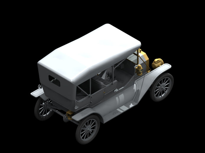 ICM 24002 Plastic model car 1:24 Model T 1911 Touring, American passenger car
