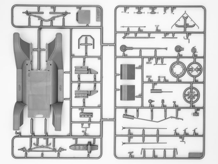 ICM 24008 Plastic model Car kit Scale 1:24 Model T 1912 Light Delivery Car