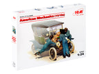 American mechanics (1910s)
3 figures Scale 1:24 ICM24009 Plastic Model Figures Kit