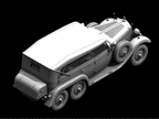 ICM 24012 Plastic model 1:24 Typ G4 with open cover, WWII German personnel car