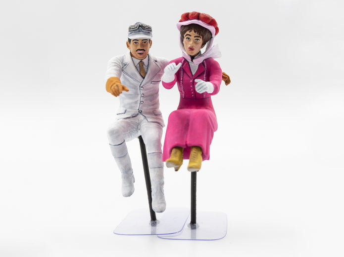 ICM 24014 Plastic model figures kit Scale 1:24 American Sport Car Drivers 1910s
