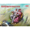 ICM 24014 Plastic model figures kit Scale 1:24 American Sport Car Drivers 1910s