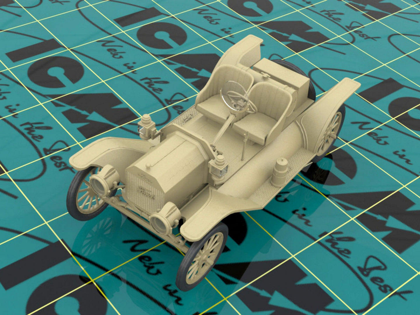 ICM 24015 Plastic model kit Scale 1:24 Model T 1913 Speedster American Sport Car