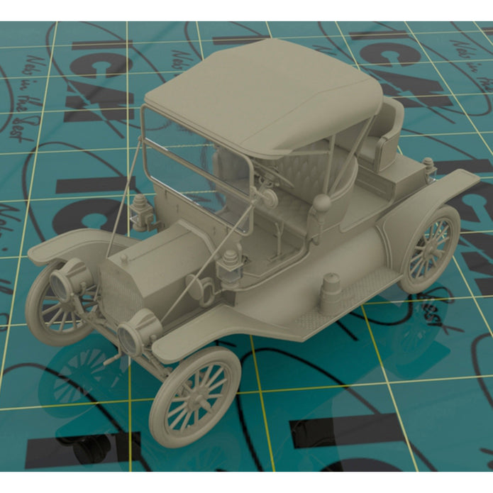 ICM 24016 Plastic model kit 1:24 Model T 1912 Commercial roadster, American car