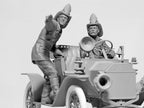 ICM 24017 Plastic model Truck  kit Scale 1:24 Model T 1914 Fire Truck with Crew