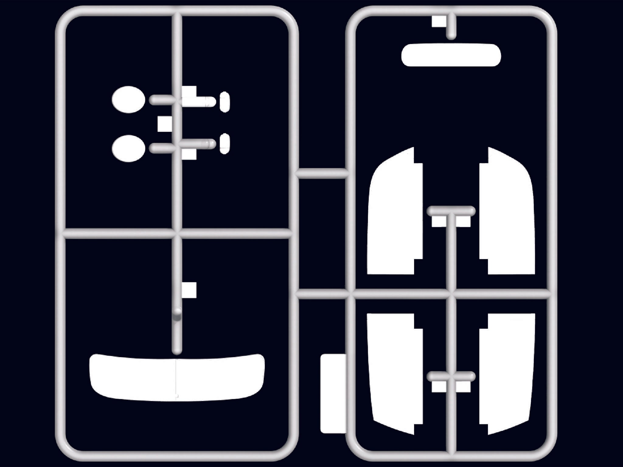ICM 24021 Plastic model kit car 1:24 Admiral Cabriolet WWII German passenger car