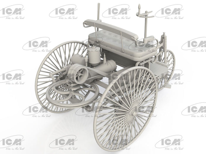 ICM 24042 Plastic model car kit Scale 1:24 Car 1886 (Easy Version) kits model