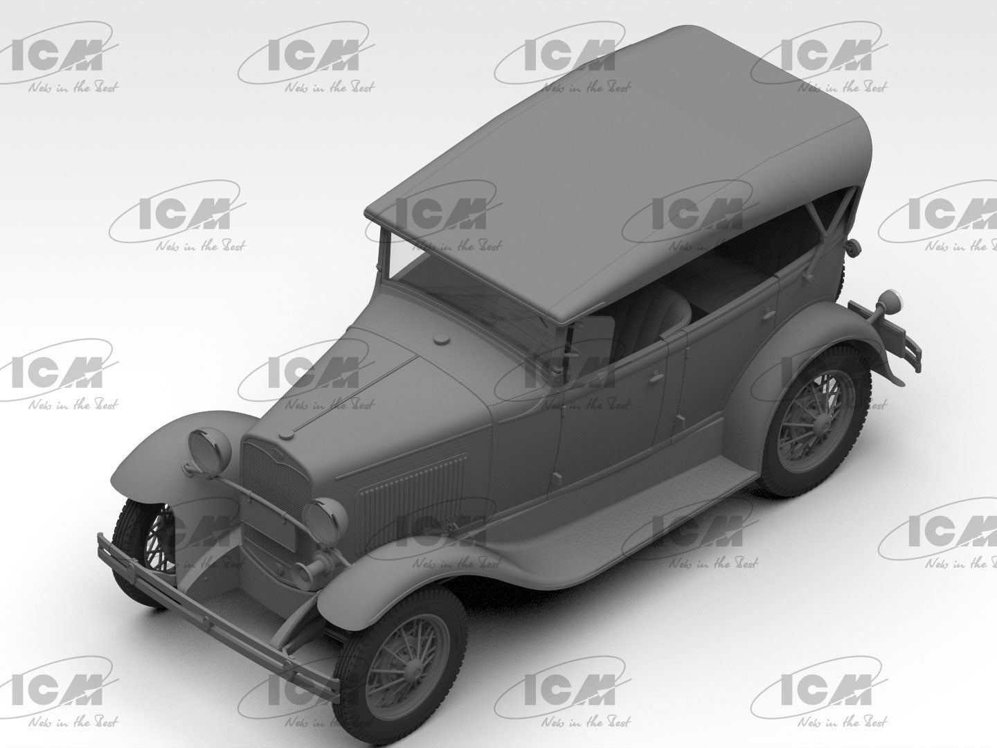 Model A Standard Phaeton Soft Top (1930s) American Passenger Car 1:24 ICM24050