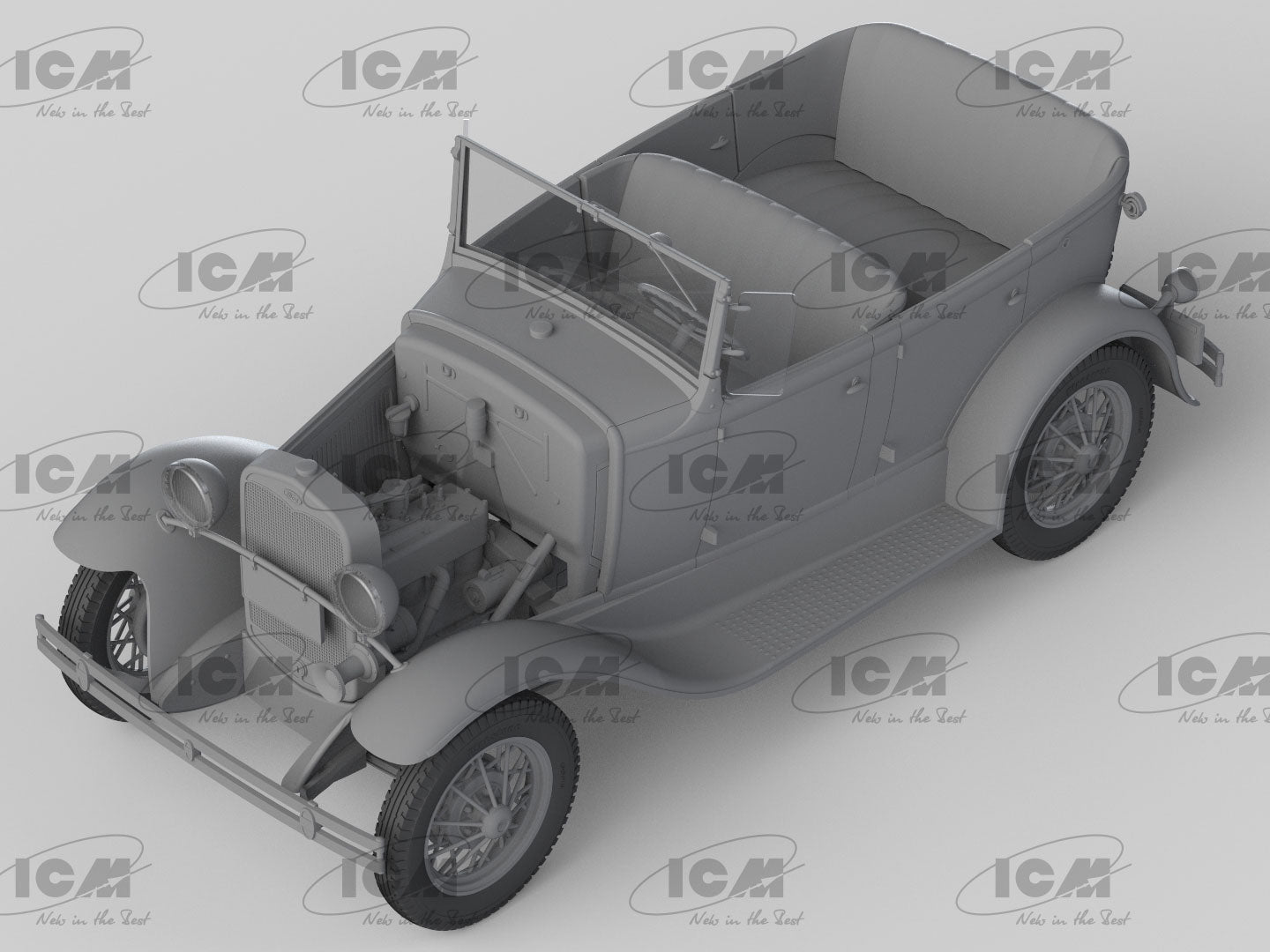 Model A Standard Phaeton Soft Top (1930s) American Passenger Car 1:24 ICM24050