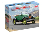Model A Standard Phaeton (1930s) American Passenger Car Scale 1:24 ICM24051 Plastic Model Car Kit