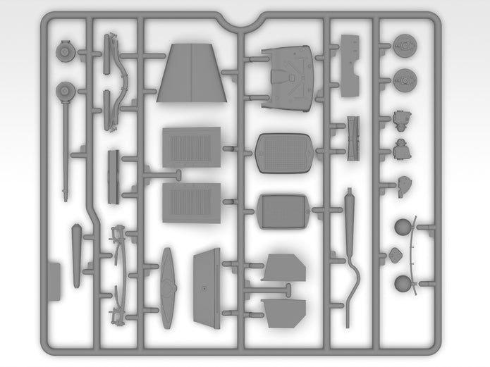 Model A Standard Phaeton (1930s) American Passenger Car Scale 1:24 ICM24051 Plastic Model Car Kit
