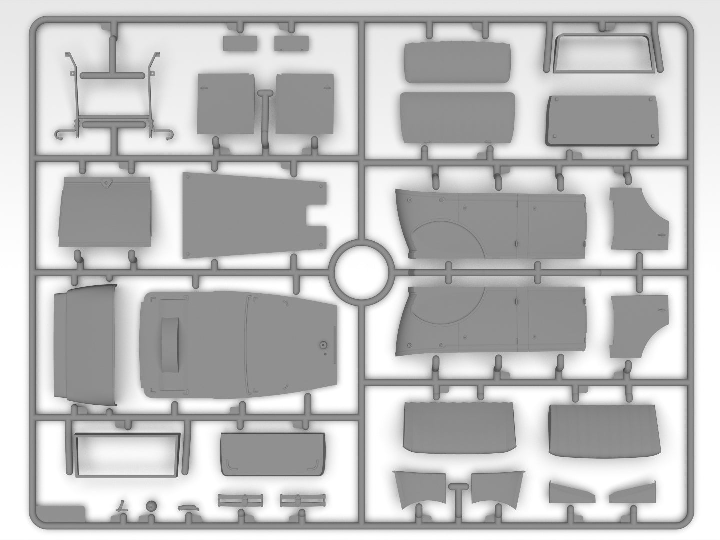 Model A Standard Phaeton (1930s) American Passenger Car Scale 1:24 ICM24051 Plastic Model Car Kit