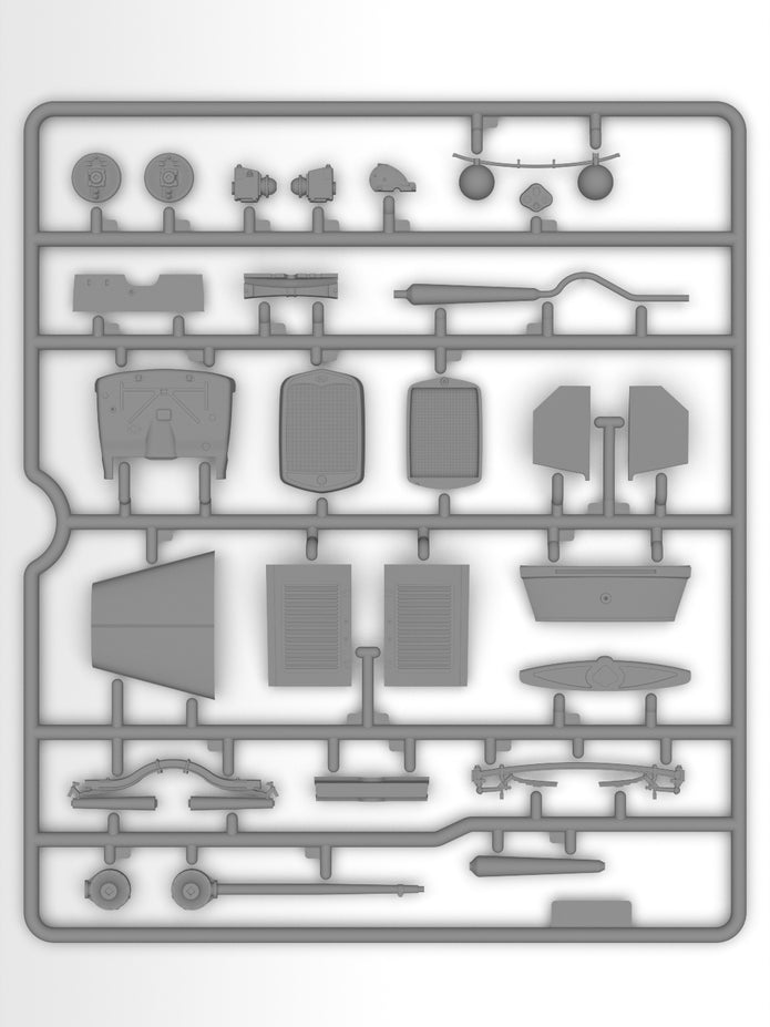 Ford A Gangster Car Scale 1:24 ICM24052 Plastic Model Car Kit