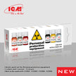 ICM 3035 Acrylic pains set “Personal protective equipment” Grey Yellow Red Black