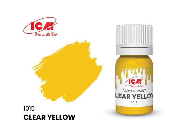 ICM 3035 Acrylic pains set “Personal protective equipment” Grey Yellow Red Black