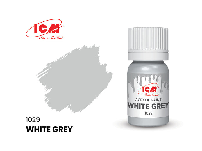 ICM 3038 Acrylic paints set for Wehrmacht trucks Grey Brown Green for model kit