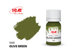 Acrylic Paints Set for WWII US Aviation ICM 3047 Grey, Green, White, Black
