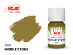 Acrylic Paints Set for WWI US Vehicles Grey, Brown, Green, Black ICM 3051
