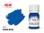 Acrylic paints set for Civil Aviation Grey, Red, Blue, White 12 ml х 6 ICM3055