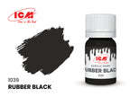 Acrylic paints set for Animals - Brown, White, Black - ICM 3061