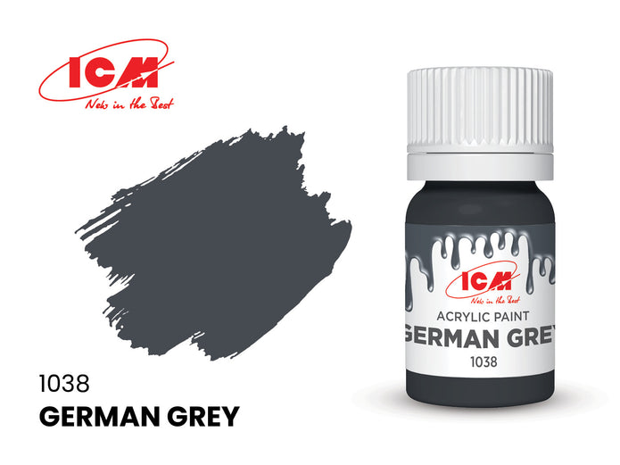 Acrylic paints set for WWII Imperial Japanese Navy Grey, Red, Brown