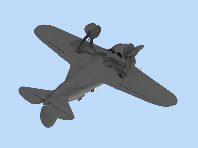 ICM 32001 Plastic model aircraft kit Scale 1:32 WWII Soviet Fighter I-16 type 24