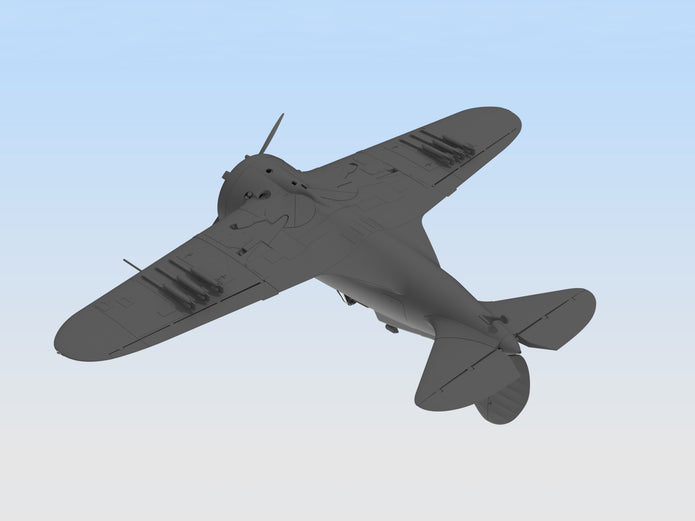 ICM 32003 Plastic aircraft model kit Scale 1:32 I-16 type 29 WWII Soviet fighter