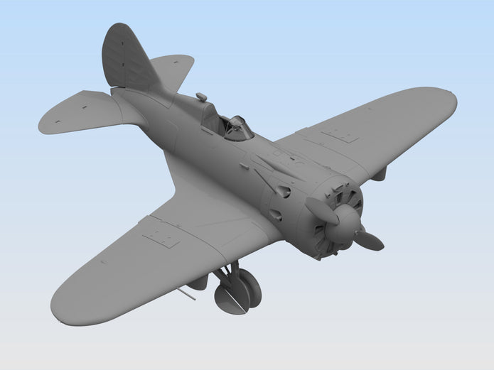 ICM 32003 Plastic aircraft model kit Scale 1:32 I-16 type 29 WWII Soviet fighter