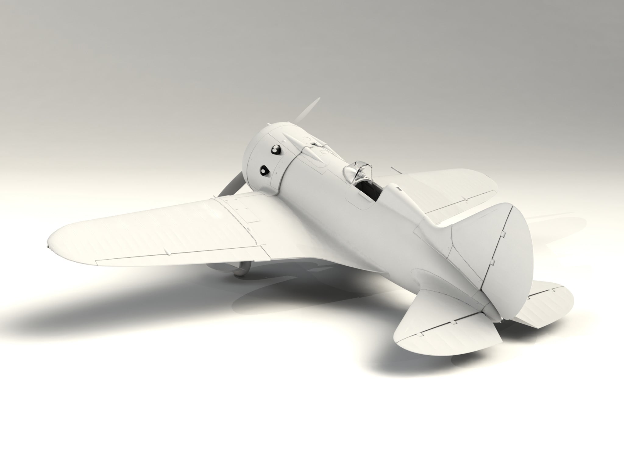ICM 32004 Plastic model aircraft kit Scale 1:32 I-16 type 10 WWII Soviet Fighter