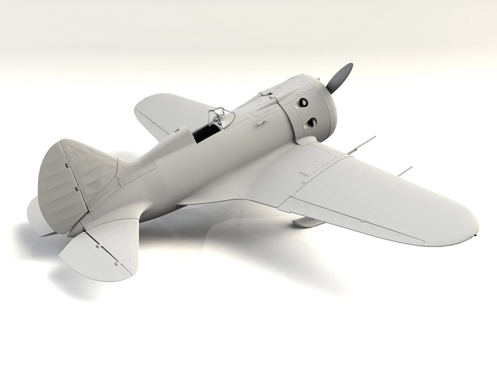 ICM 32005 Plastic model aircraft kit Scale 1:32 Soviet Fighter I-16 type 17