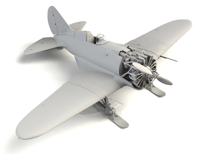 ICM 32005 Plastic model aircraft kit Scale 1:32 Soviet Fighter I-16 type 17