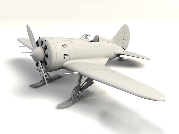 ICM 32005 Plastic model aircraft kit Scale 1:32 Soviet Fighter I-16 type 17