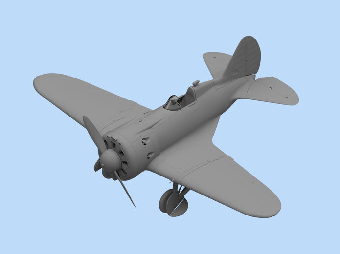 ICM 32007 Plastic model kit Scale 1:32 I-16 type 24 with Soviet Pilots 1939-1942