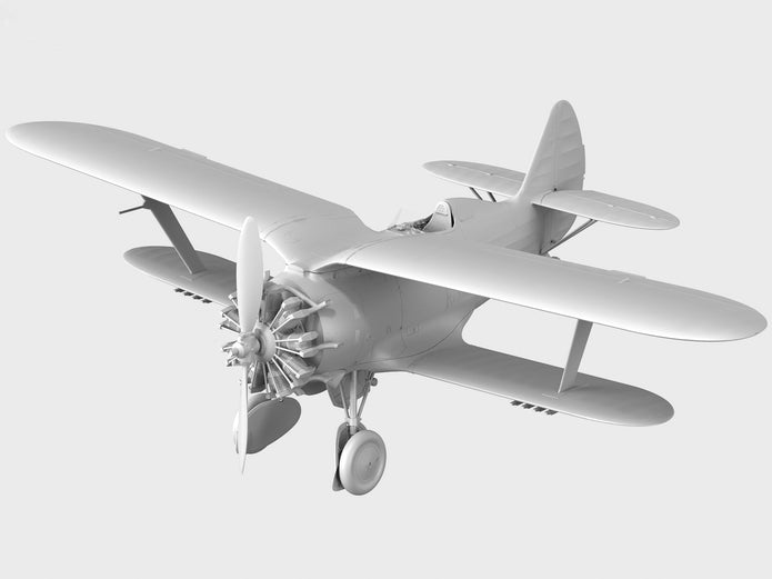 ICM 32010 Plastic model aircraft kit 1:32 I-153, WWII Soviet Fighter kits model
