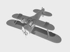 ICM 32010 Plastic model aircraft kit 1:32 I-153, WWII Soviet Fighter kits model