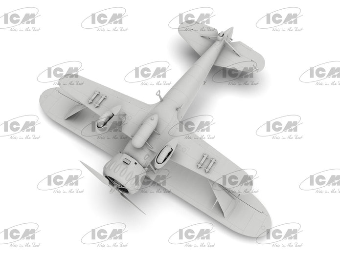 Hs 123A-1 (late) WWII German attack aircraft Scale 1:32 ICM32015 Plastic Model Aircraft Kit