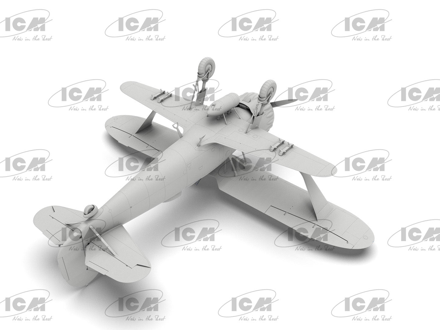 Hs 123A-1 (late) WWII German attack aircraft Scale 1:32 ICM32015 Plastic Model Aircraft Kit